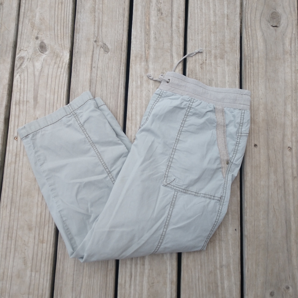 Classic apparel khakis and company size 14Green Pockets Drawstring